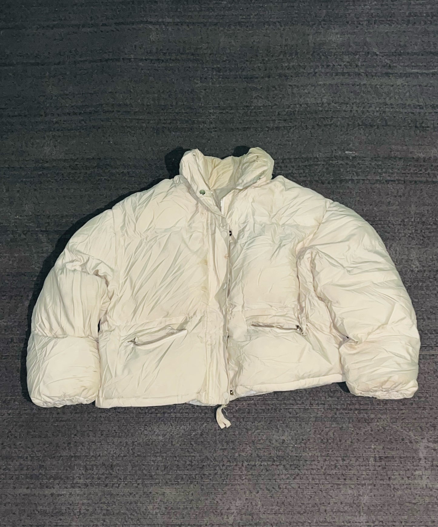 π₯ Y2K Cream Cloud Puffer Ultra-Puffy π«Άπ» Street Cozy Essential