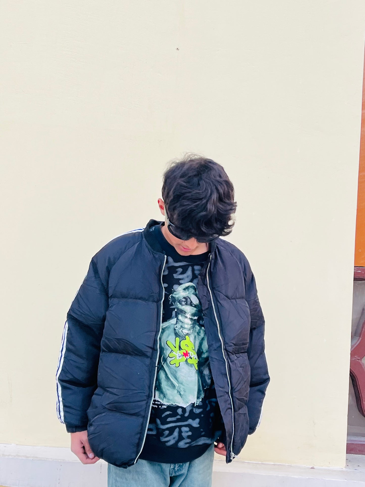 NeoTokyo 💀 Striped Puffer 💌 Black Warp Edition 🛫