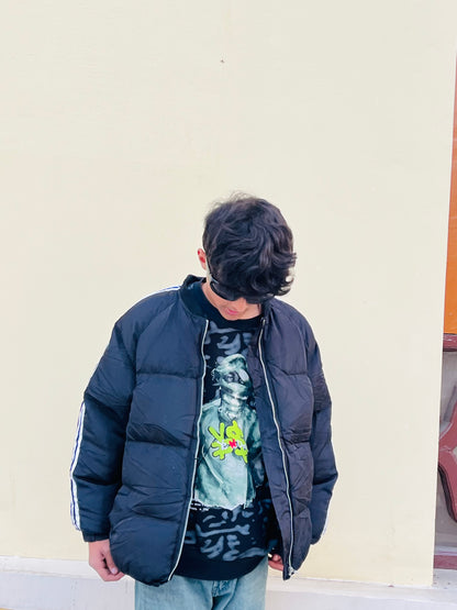 NeoTokyo 💀 Striped Puffer 💌 Black Warp Edition 🛫