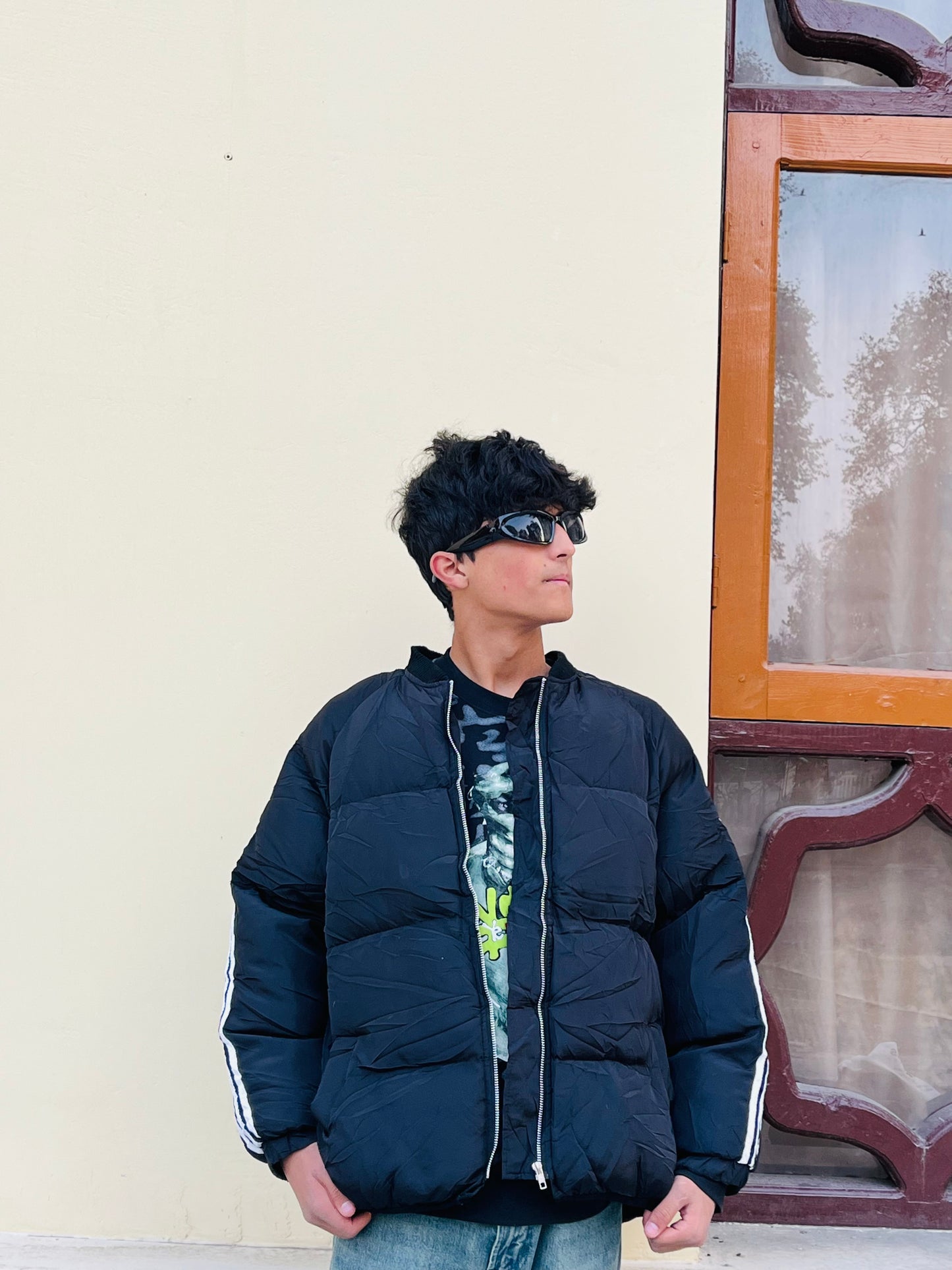 NeoTokyo 💀 Striped Puffer 💌 Black Warp Edition 🛫