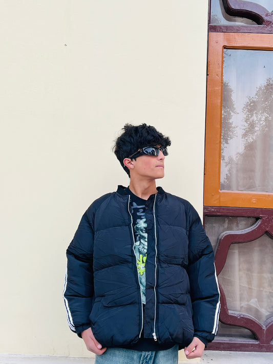 NeoTokyo 💀 Striped Puffer 💌 Black Warp Edition 🛫